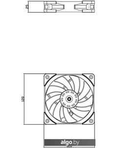 Вентилятор для корпуса TL-C12-W Thermalright