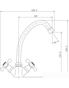 Смеситель A4119 Fashun
