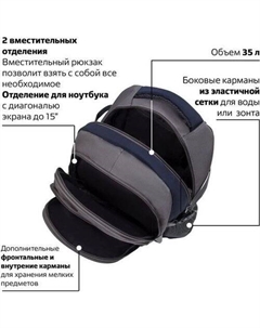 Городской рюкзак MainStream 1 224445 Brauberg