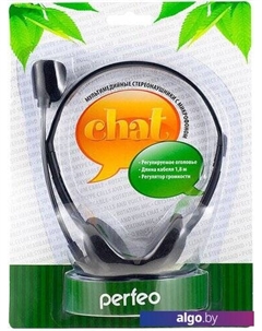 Наушники Chat [PF-CHAT-BLK/SIL] Perfeo
