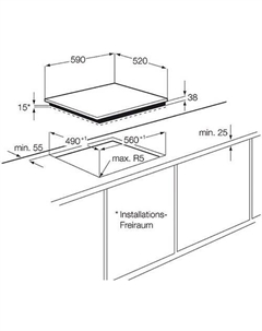 Варочная панель EHF6547FXK Electrolux