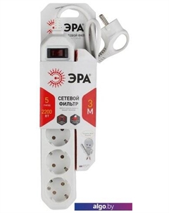 Сетевой фильтр USF-5es-3m-W Эра
