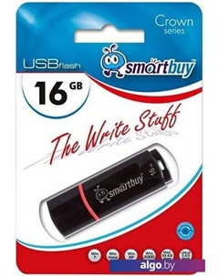 USB Flash Smart Buy Crown 16Gb Black (SB16GBCRW-K) Smartbuy