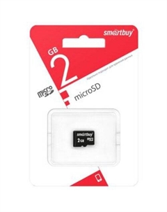 Карта памяти Smart Buy microSD 2 Гб (SB2GBSD-00) Smartbuy