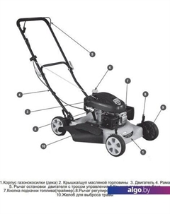 Колёсная газонокосилка LM5127 Champion