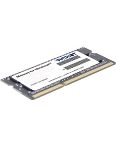 Оперативная память Memory for Ultrabook 4GB DDR3 SO-DIMM PC3-12800 (PSD34G1600L2S) Patriot