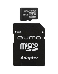 Карта памяти microSDHC (Class 10) 4GB (QM4GMICSDHC10) Qumo