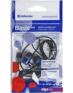 Наушники Basic 616 (синий/черный) [63616] Defender