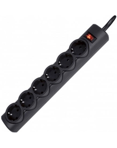 Сетевой фильтр 6 розеток, 3 м, черный (DFS 153) Defender