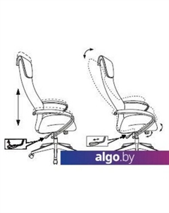 Кресло CH-607 TW-01 (черный) Бюрократ