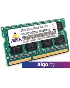 Оперативная память 4GB DDR3 SODIMM PC3-12800 NMSO340C81-1600DA10 Neo forza