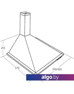 Кухонная вытяжка Elegant Turbo 60 WK-5 (белый) Akpo