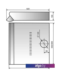 Кухонная вытяжка Davoline 60П-290-П3Л (черный) Elikor