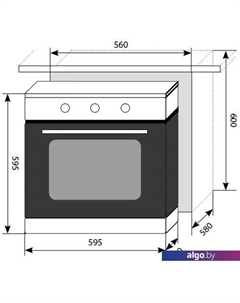 Духовой шкаф EDM 070 IX [CHAO000192] Lex