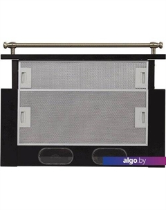 Кухонная вытяжка Интегра 60П-400-В2Л (антрацит/рейлинг бронза) Elikor