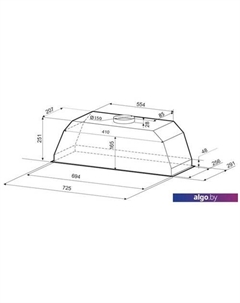Кухонная вытяжка Ameli 900 inox S Krona