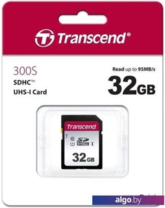 Карта памяти SDHC 300S 32GB Transcend