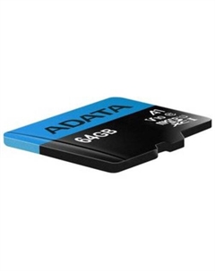 Карта памяти A-Data Premier AUSDX64GUICL10A1-RA1 microSDXC 64GB (с адаптером) Adata