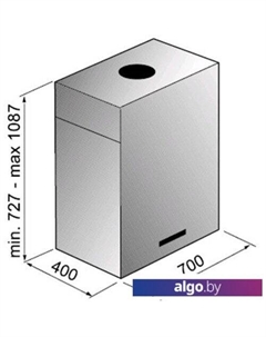 Кухонная вытяжка KHA7950X Cube Korting
