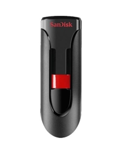 USB Flash Cruzer Glide 64GB Black [SDCZ600-064G-G35] Sandisk