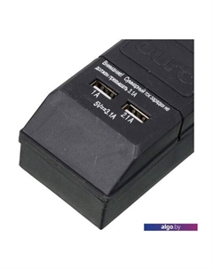 Сетевой фильтр BU-SP5-USB-2A-B Buro