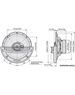 Коаксиальная АС TS-A2013i Pioneer