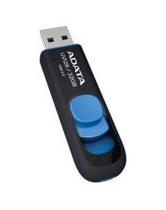 USB Flash A-Data DashDrive UV128 Black/Blue 32GB (AUV128-32G-RBE) Adata