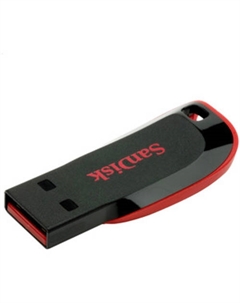 USB Flash Cruzer Blade Black 64GB (SDCZ50-064G-B35) Sandisk