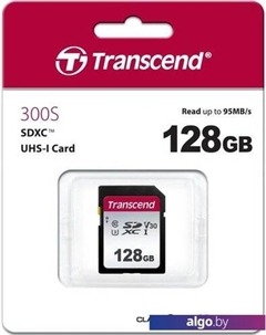 Карта памяти SDXC 300S 128GB Transcend