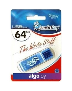 USB Flash Smart Buy Glossy Blue 64GB (SB64GBGS-B) Smartbuy