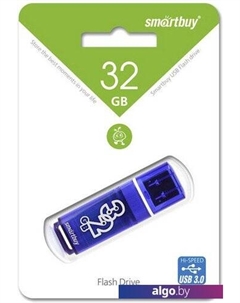 USB Flash Smart Buy Glossy Dark Blue 32GB [SB32GBGS-DB] Smartbuy