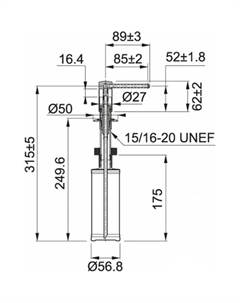 Дозатор Comfort 119.0578.746 (сахара) Franke