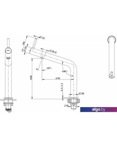 Смеситель Ozen F7354388CP-ENG Bravat