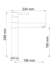 Смеситель Main 4107 Wasserkraft