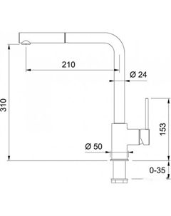 Смеситель Sirius Spiralli (хром/ванильный) Franke