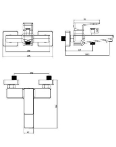 Смеситель Parma PM7430BL Omnires