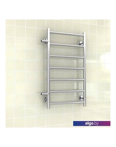 Полотенцесушитель Виктория боковое подключение 1" 8 перекладин 80 см Ростела