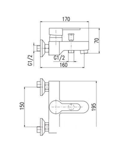 Смеситель Замбези [ZA054.5] Slezak rav