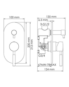 Смеситель Main 4141 Wasserkraft