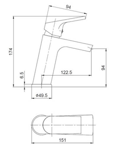 Смеситель Ontario ON 26 Esko