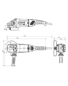 Угловая шлифмашина WE 24-180 MVT Metabo
