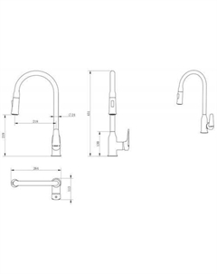 Смеситель Arden F7362395CP-ENG Bravat