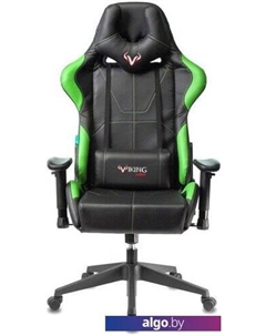 Кресло Бюрократ Viking 5 Aero (черный/зеленый) Zombie