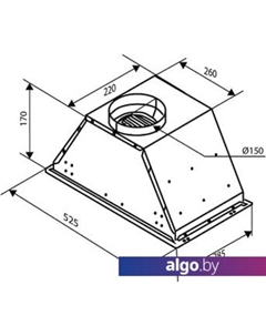 Кухонная вытяжка K 376.51 S Zigmund & shtain
