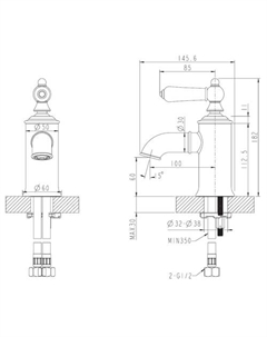 Смеситель Art F175109U Bravat