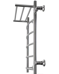 Полотенцесушитель Классик, с полочкой боковое подключение правое 50х100 см Granula