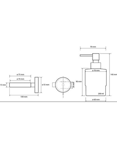 Дозатор для жидкого мыла 104109115 Bemeta