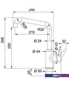 Смеситель Urban 115.0595.064 (бежевый) Franke