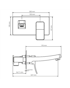 Смеситель Aller 10630 Wasserkraft