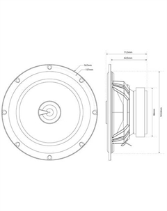 Коаксиальная АС TX265C Mtx